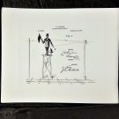 Set of 2 JD Hughson Electric Railroad Signal 1877 Patent Prints - Ready to Frame Set of 2 JD Hughson Electric Railroad Signal 1877 Patent Prints - Ready to Frame