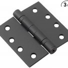 3 Pack - Mortise Butt Ball Bearing Hinges 4822FBB - Flat Black Finish NEW!