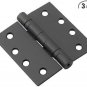 3 Pack - Mortise Butt Ball Bearing Hinges 4822FBB - Flat Black Finish NEW!