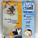 Soft Claws Nail Caps for Cats - Clear - Size Small - 40 NEW! Sealed! Soft Claws Nail Caps for Cats - Clear - Size Small - 40 NEW! Sealed!