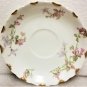 Vintage French Limoges Haviland & Co Floral Saucers 2 Pcs