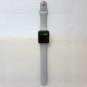 Apple Watch Series 3 Silver Alum 42mm Case w/Space Grey Band LOCKED - For Parts Only!