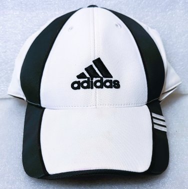 Adidas Black & White Adjustable Golf Cap Ballcap Hat