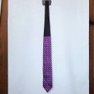 Sarar 100% Silk Tie Purple w Silver Polka Dots Sarar 100% Silk Tie Purple w Silver Polka Dots