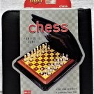 Fundex Chess Zippered Travel Portfolio w/ Solid Wood Board & Metal Pieces NEW! Fundex Chess Zippered Travel Portfolio w/ Solid Wood Board & Metal Pieces NEW!