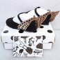 Sophia Webster Mini Evangeline Black & Rose Gold Butterfly/Angel Wing Shoes NEW!