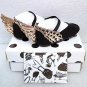 Sophia Webster Mini Evangeline Black & Rose Gold Butterfly/Angel Wing Shoes NEW!