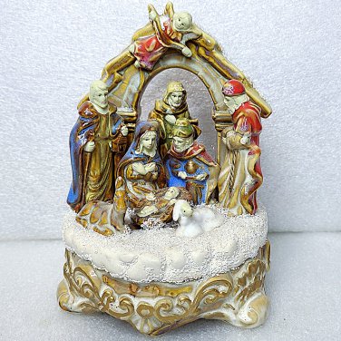 Musical Nativity - Heavy Ceramic