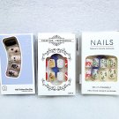 3 Pkgs Halloween & Christmas False Nails NEW!