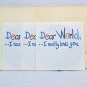 VERY RARE! Steve Vaus - Dear World, ...I Really Love You - Vinyl 45 MINT! Set of 3