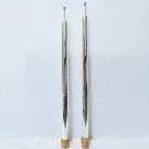 2 Vintage Mercury Glass Candlesticks