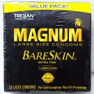 Trojan Magnum BareSkin Premium Large Lubricated Condoms 24 Count Value Pack NEW! Sealed! Trojan Magnum BareSkin Premium Large Lubricated Condoms 24 Count Value Pack NEW! Sealed!