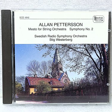 Import Allan Pettersson: Mesto For String Orchestra & Symphony No. 2 CD Like NEW!