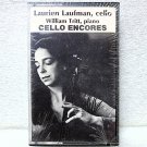 VERY RARE! Laurien Laufman w William Tritt - Cello Encores Cassette Tape NEW! Sealed!