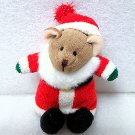 Russ Berrie 6" Santa Claus Teddy Bear Bean Bag Plush Like NEW! Russ Berrie 6" Santa Claus Teddy Bear Bean Bag Plush Like NEW!