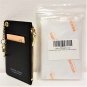 Forever Young Weichen Women's Card Holder Soft Leather Key Chain Purse Black NEW!