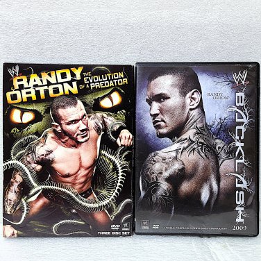 2 WWE DVD Sets (4 DVDs Total!) Randy Orton World Wrestling Like NEW!