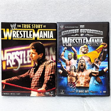 2 WWE DVD 2-&-3-Disc Sets (5 DVDs Total!) WrestleMania World Wrestling