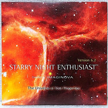 Starry Night Enthusiast Vers. 6.2 CD-Rom by Imaginova Like NEW!