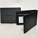 Casmonal Leather Slim Front Pocket RFID Blocking Wallet Carbon Fiber Black NEW! Casmonal Leather Slim Front Pocket RFID Blocking Wallet Carbon Fiber Black NEW!