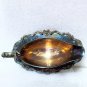 Vintage Gorham YC1306 Silver Plate Baronial Gravy Boat w Attached Underplate
