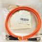 ST to ST 6ft Fiber Optic Patch Cable OM2 1GB for SFP Transceiver NEW!