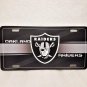 Oakland Raiders NFL 12x6 Metal License Plate NEW!