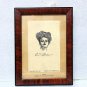 Antique "Alice" by Charles Dana Gibson Wood Framed "Gibson Girl" Print