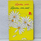 Vintage 1972 Loves Me... Loves Me Not... Hallmark Editions Book by Dean Walley Vintage 1972 Loves Me... Loves Me Not... Hallmark Editions Book by Dean Walley