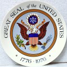 Belcrest Great Seal Of The United States Bicentennial Plate Like NEW!