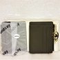 Sodsay 2 Pack Card Case Slim Front Pocket Wallet w Keychain Smooth Deep Grey NEW!