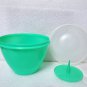 Vintage 3 Pc Tupperware Crisp-It Lettuce Storage w Spike & Domed Lid