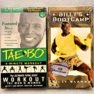 Billy Blanks Tae-Bo & BootCamp VHS Videos Both are NEW! Sealed! Billy Blanks Tae-Bo & BootCamp VHS Videos Both are NEW! Sealed!