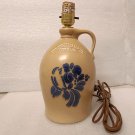 RARE! Vintage Pfaltzgraff Folk Art Jug Lamp Long Tailed Blue Bird RARE! Vintage Pfaltzgraff Folk Art Jug Lamp Long Tailed Blue Bird
