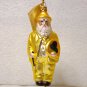 RARE! Vintage 1996 Patricia Breen Gold "M. Claude Monet" AIC Handmade Glass Ornament Like NEW!