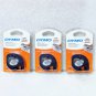 3 - DYMO LetraTag Metallic Label Tape Refills # DYM91338 NEW! Sealed!