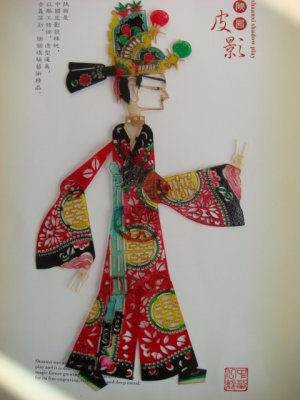 Chinese collection:Shadow play puppet,doll