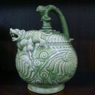 Ancient China celadon artwork Inverted flow kettle