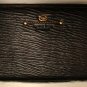 S.T. Dupont Men Brown Leather Zippered Clutch Bag