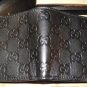 Gucci Men Bio-Fold Wallet Guccissima Black Leather 181674 A0V1N 1000