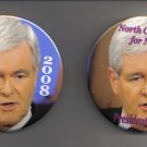 Rare Newt Gingrich 2008 Presidential Pair