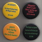 Anti Illegal Immigration Button/Pinback Set