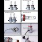 High quality car led headlight all in one H4 hi/lo beam led light
