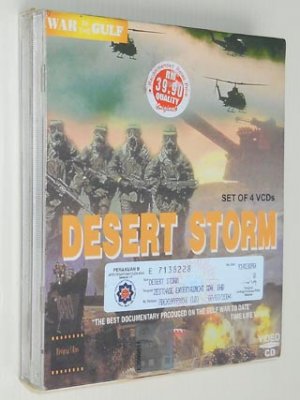 Desert Storm - War in the Gulf on VCD (1997 - 1998) New & Sealed - Free Shipping To All Countries