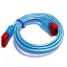 UV Reactive Sata Cables Blue 18-inch