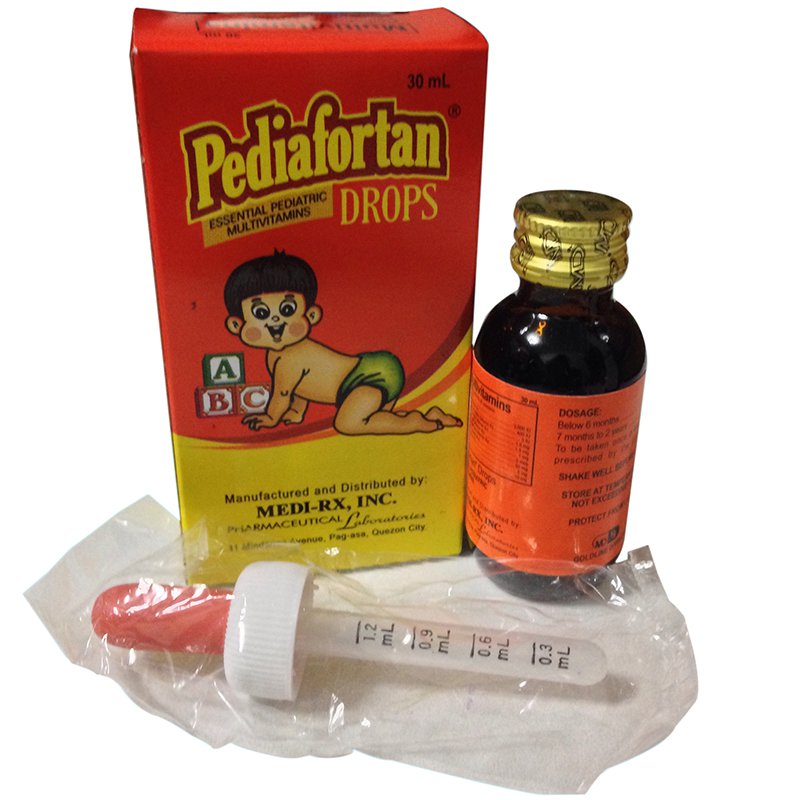 dhl cost check Toddler 2 to 30ml 4 months Pediafortan Old Drops Years 6