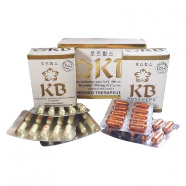 KB Kyusoku Bihaku Glutathione Activator Plus Whitening Pills and FREE  Rosehip