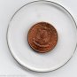 1962 Philippine 1 One Centavos Coin Brass KM#187 95% Copper
