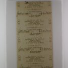 PHILIPPINES 1 Peso Culion Leper Colony 4 Notes Remainder Full Sheet S245r1 RARE