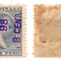 PHILIPPINES 2c Blue Postal ALFONSO XIII-BABY HEAD stamp Surcharged HHOG Bogus